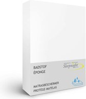 Sleepnight Matrasbeschermer - Badstof - (hoekhoogte 25 cm ) White - 160 x 220 cm - Lits-jumeaux Waterdicht - Geschikt voor Standaard Matras - 639015-B 160 x L 220 cm