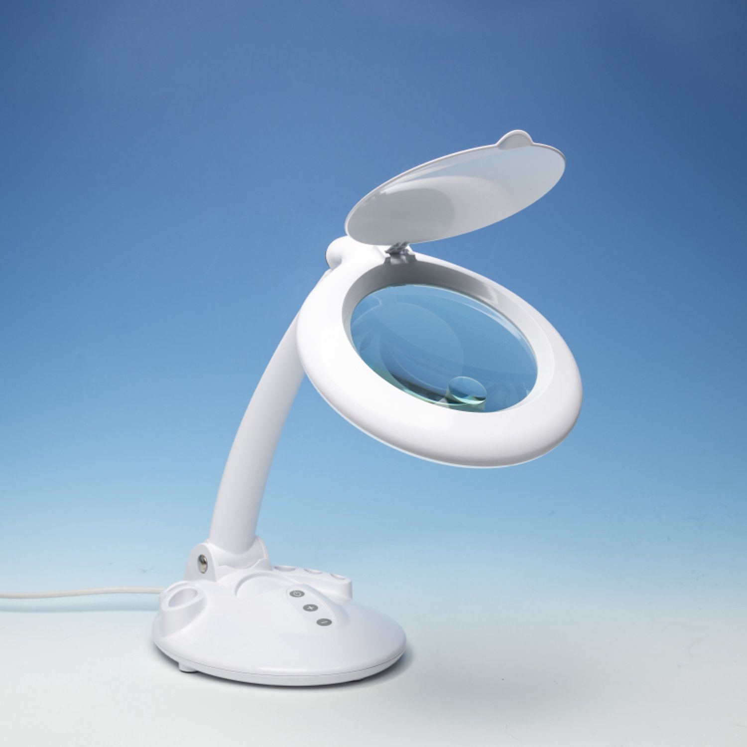 Model Craft Loeplamp - 8098 Lightcraft LED Magnifier Table Lamp with Organiser Base Hobby verlichting