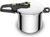 Bol.com Tefal Secure 5 Trendy Snelkookpan - Inductie - 8L - RVS - Pressure Cooker aanbieding