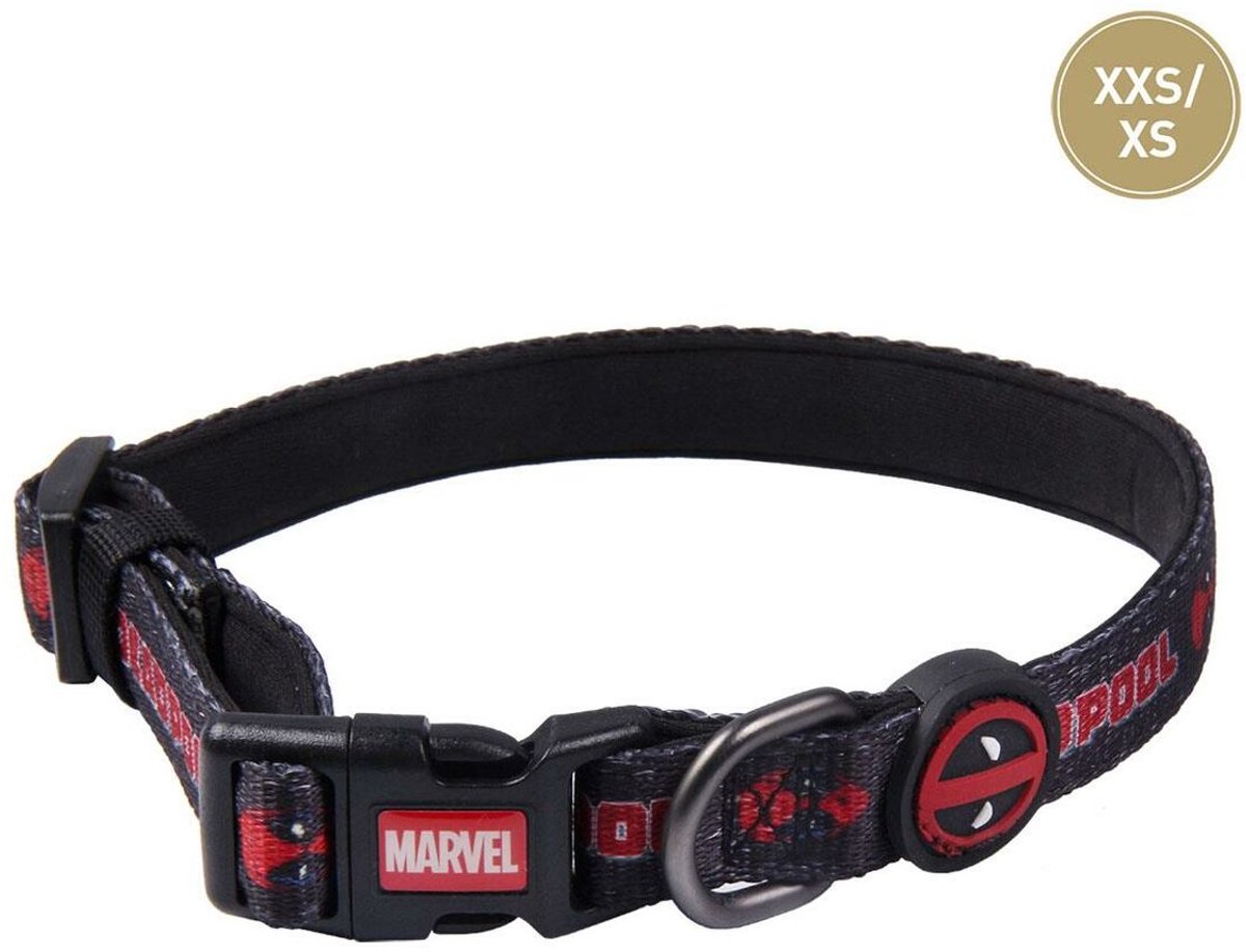 Dog collar Deadpool XXS/XS Black