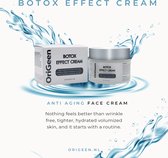 Botox effect anti aging cream voor diepe rimpels en slappe huid in een nieuwe look en verpakking - Tegen Diepe rimpels - Dag en nacht creme - Vegan - Verstevigend - Expressie rimpels