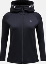 Peak Performance W Rider Zip Hood - Black - Outdoor Kleding - Fleeces en Truien - Fleece