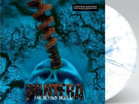 Pantera - Far Beyond Driven (White & Blue Marbled Vinyl)