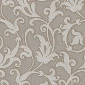 Papier peint aspect textile Profhome 954906-GU papier peint textile texturé à l'aspect textile brun gris mat 5,33 m2