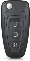 XEOD Autosleutelbehuizing - sleutelbehuizing auto - sleutel - Autosleutel / Geschikt voor: Ford 3 knops klap sleutel