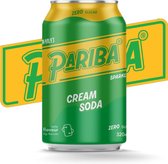 Pariba Cream Soda Canette 6 x 32cl - boisson gazeuse - Geen sucre - Faible en calories