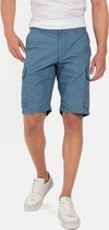 camel active Regular Fit Cargo shorts met minimale print - Maat menswear-33IN - Blauw