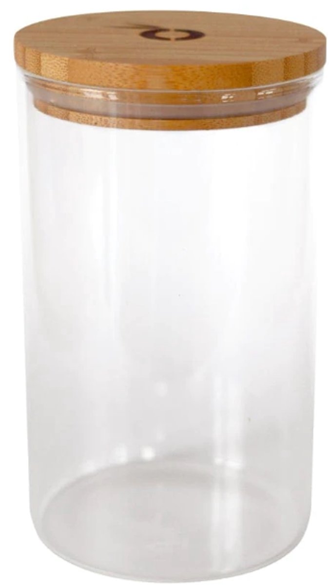 Pandoo Glazen Voorraadpot - 1000ml - Luchtdichte Voorraadpot - Bamboe Deksels - Transparantie & Duurzaamheid