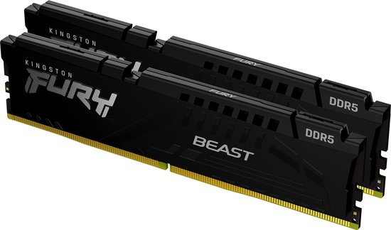 Kingston – RAM-geheugen – FURY BEAST – KF560C30BBK2-32 – 32GB – DDR5 – DIMM – 6000MHz – 2 x 16 GB