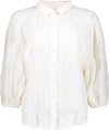 Geisha T-shirt Kanten Blouse Met Embroidery 43092 60 10 Off-white Dames Maat - XL
