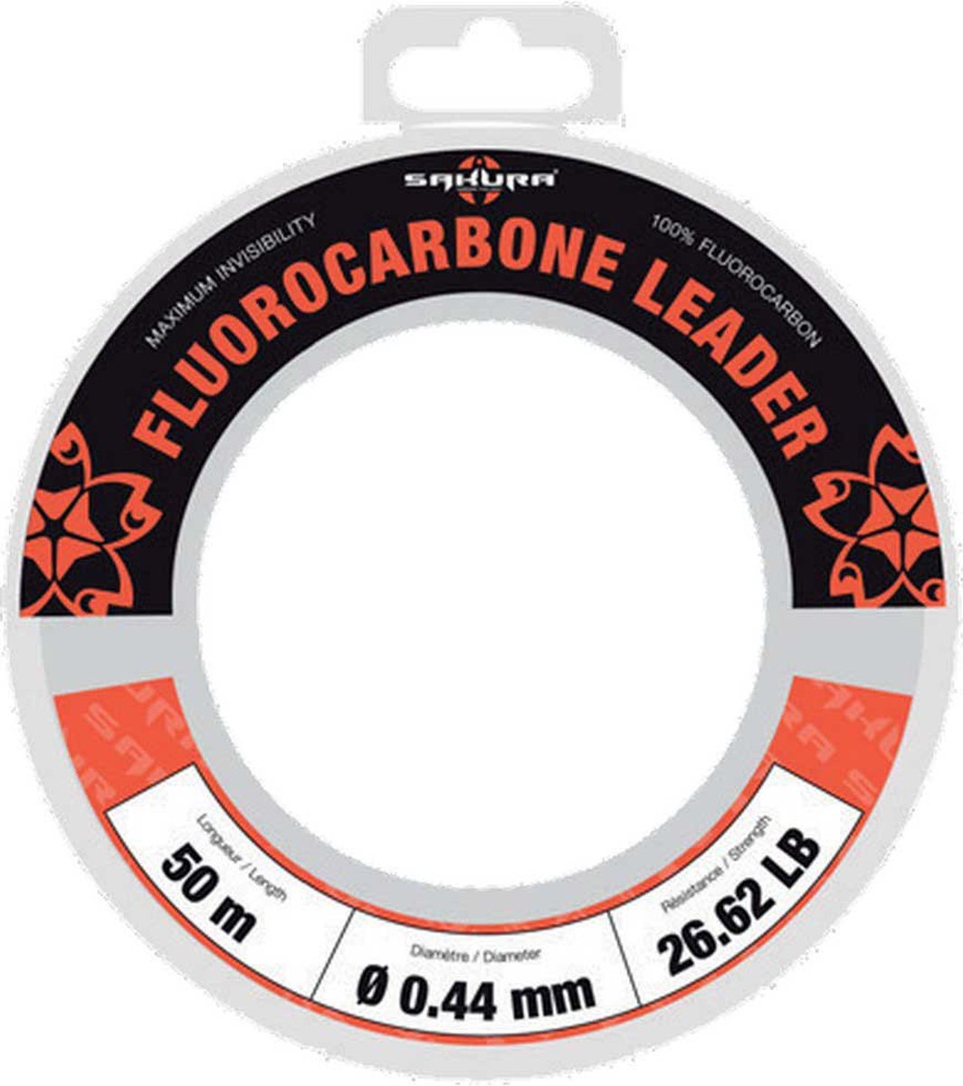 Sakura Leader Flurocarbon 50 M Wit 0.609 mm