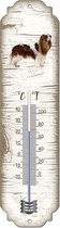 Thermomètre: Border Terrier / race de chien / température intérieure et extérieure / -25 à + 45C