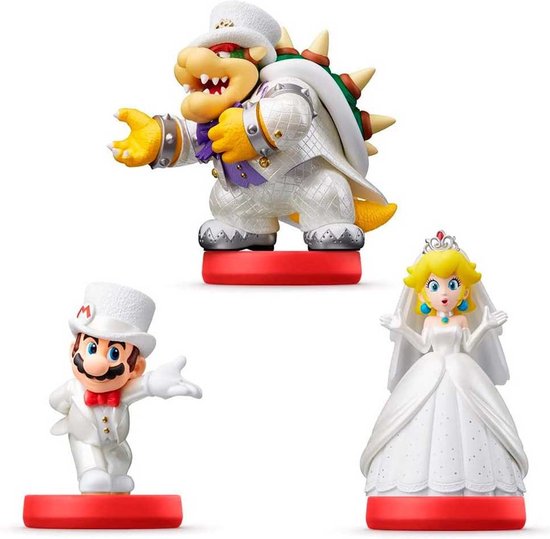 Comparer les prix : Figurine amiibo Collection Super Mario Odyssey - Bowser en tenue de mariage | Comparateur