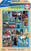 Educa - puzzel - Disney Pixar - hout 100 stukjes