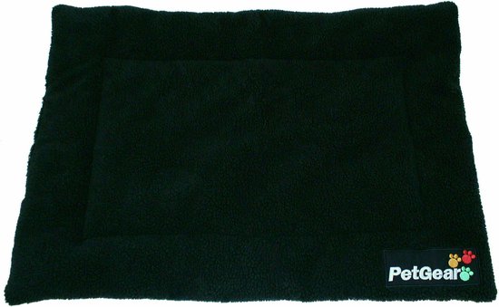 Petgear Hondenmat - Zwart - 92 x 61 x 3 cm