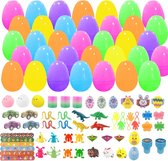 48 stuks paaseierenjachtset, verrassingsei voor kinderen, met speelgoed, kleurrijke eieren, blinde doos voor Pasen, jachtspel, paascadeaus voor kinderen - Leuk voor Pasen!