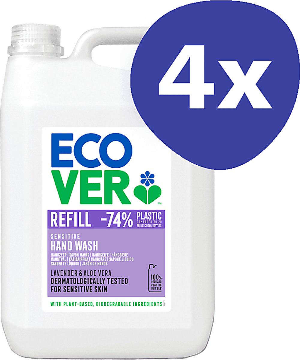 Goedkoopste Ecover Handzeep (4x 5L