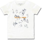 Lemon Beret t-shirt jongens - ecru - 153359 - maat 134