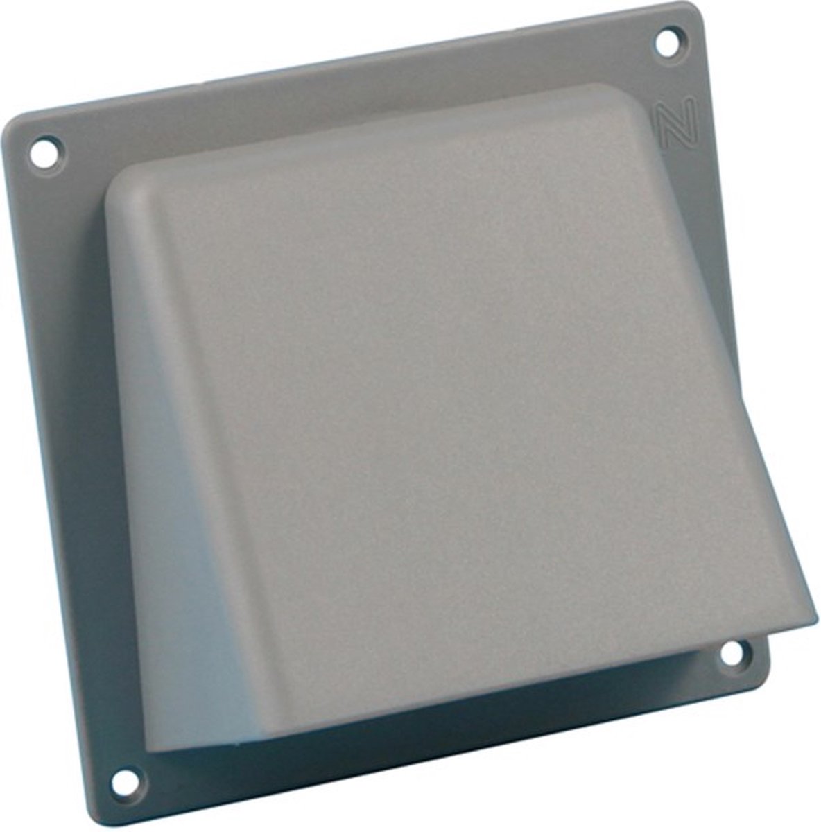 Nedco BV Gevelklep ø 100mm PS, kunststof grijs