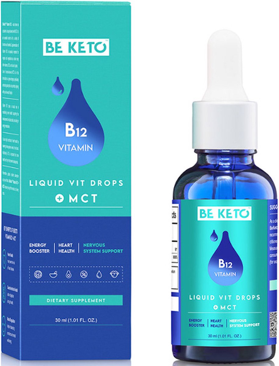 Goedkoopste Be Keto | Vitamin B12 Drops | 30ml | 1 x 30 ml