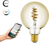 EGLO connect.z  Smart LED Lamp - E27 - Ø 9,5 cm - Instelbaar wit licht - Dimbaar - Zigbee