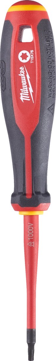 Milwaukee Tri-Lobe VDE Schroevendraaier T15x75 - 4932478729