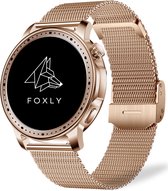 FOXLY® Smartwatch Ultra Rosé HD - Smartwatch Dames & Heren - Stappenteller horloge - Saturatiemeter - iOS en Android