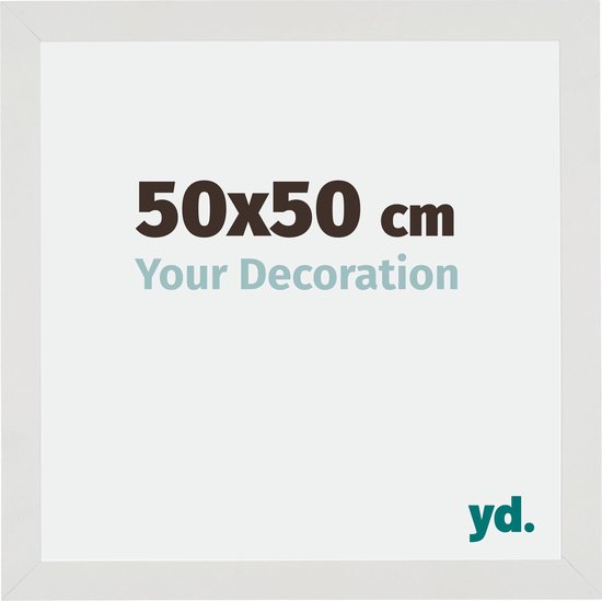 Cadre Photo Mura Your Decoration - 50x50cm - Wit Mat