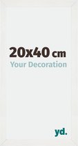 Cadre Photo Mura Your Decoration - 20x40cm - Wit essuyé