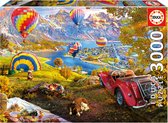 Puzzel Educa The Valley of Hot Air Balloons 3000 Onderdelen