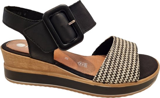 Rieker - Chaussures femme - D6453-01 - Zwart - Taille 39