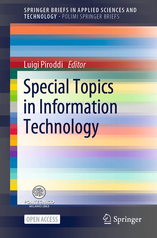 SpringerBriefs in Applied Sciences and Technology- Special T ... - cover