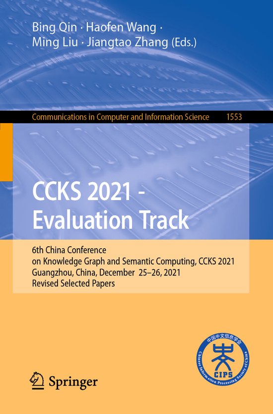 Communications in Computer and Information Science1553- CCKS ... - cover