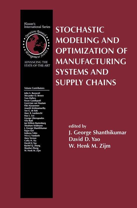 Stochastic Modeling and Optimization of Manufacturing System ... - cover