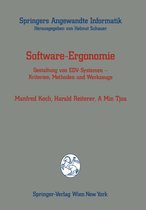 Springers Angewandte Informatik- Software-Ergonomie