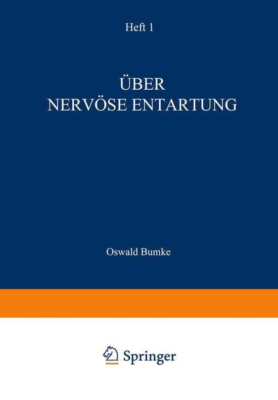 Monographien aus dem Gesamtgebiete der Neurologie und Psychi ... - cover