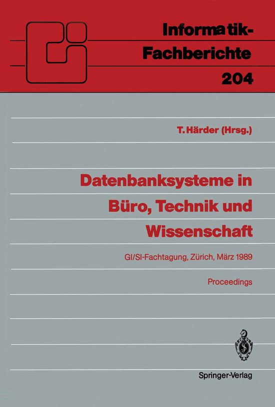 Datenbanksysteme in Büro, Technik und Wissenschaft - cover