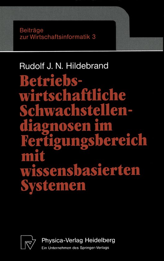 Betriebswirtschaftliche Schwachstellendiagnosen im Fertigung ... - cover