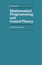 Chapman and Hall Mathematics Series- Mathematical Programming and Control Theory