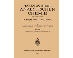 Handbuch der analytischen Chemie Handbook of Analytical Chemistry2- Elemente der zweiten Gruppe