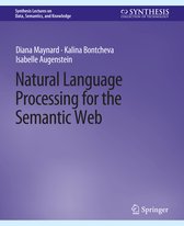 Synthesis Lectures on Data, Semantics, and Knowledge- Natural Language Processing for the Semantic Web