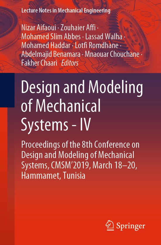Design and Modeling of Mechanical Systems IV - cover