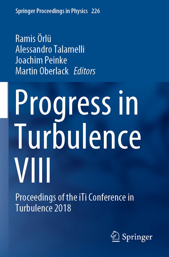 Progress in Turbulence VIII - cover