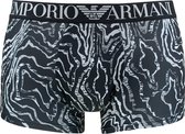 Emporio Armani microfiber boxer print zwart - M