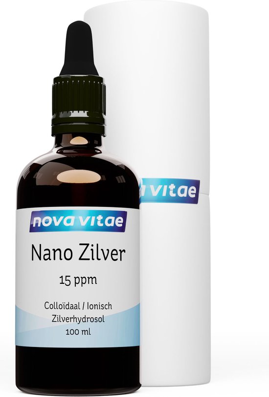 Nova Vitae - Nano Zilver - 15 ppm - Colloïdaal - Ionisch - Zilverhydrosol - 100 ml