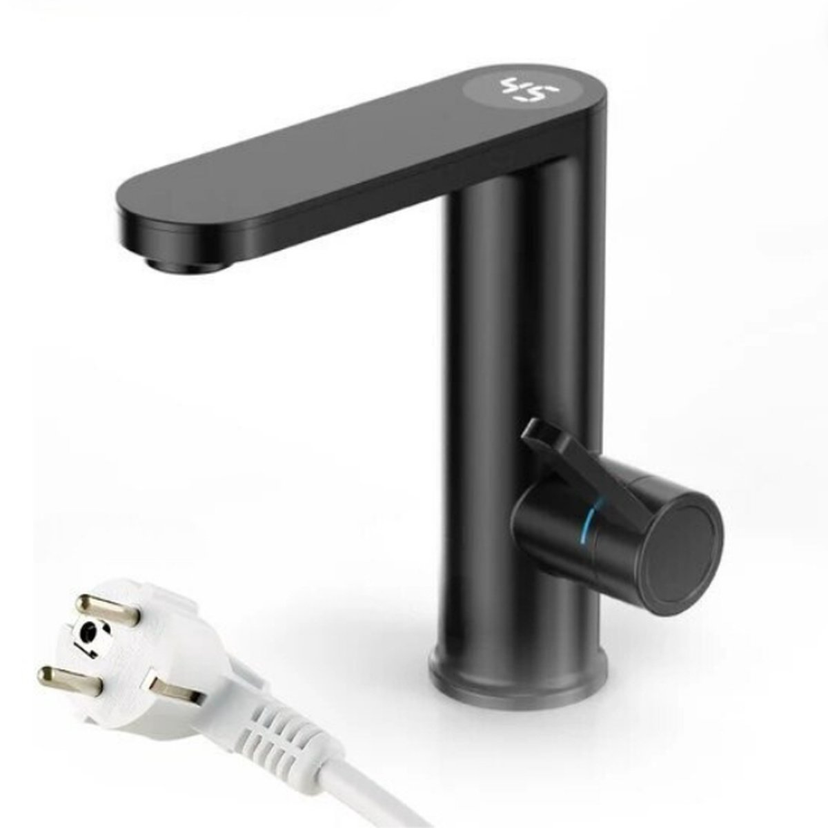 Warm Waterdispenser - Instant Waterkoker Heet Water - Warmwaterdispenser met Digitale Temperatuurweergave - Mat zwart
