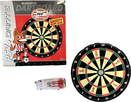 Foto: Psv kinder dartbord magnetisch dartbord 38cm