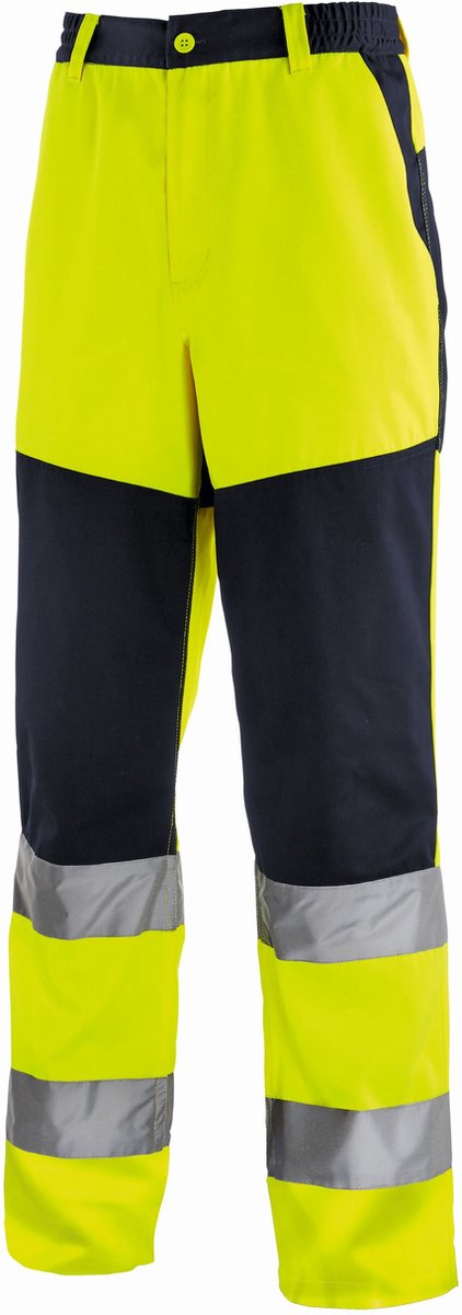 teXXor Warnschutz-Bundhose Rochester Leuchtgelb/Navy-52