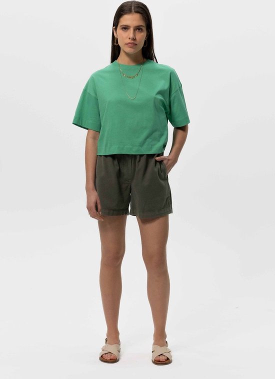 Sissy-Boy - Donkergroene twill shorts