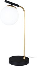 Squid Lighting MIA - Tafellamp - Design - industrieel - Wit-Zwart-Goud